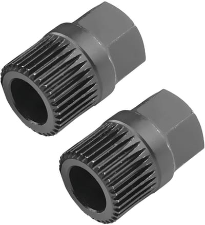 Dailygoody - Generator Katrol Verwijdering Gereedschap - 33 Tands Alternator Katrollen - Draagbaar en Compact - Zwart - Koppeling Katrol Verwijdering