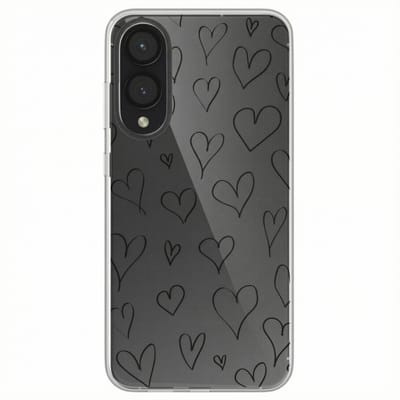 imoshion Hoesje - Geschikt voor Samsung Galaxy S25 Edge - Design hoesje - Hearts