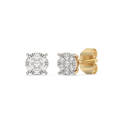 Diam Addict Ohrring 585 Gelbgold mit im Labor gezüchteten Diamanten
