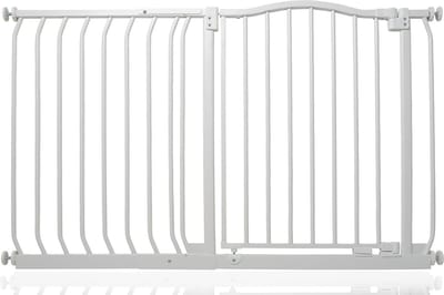 Safetots Klemhekje met Gebogen Bovenkant, 116cm - 125cm, Mat Wit