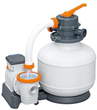 Zandfilterinstallatie met timer voor zwembaden 5.678 l/u