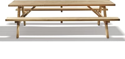 Mobistoxx Picknicktafel FLORENCE 8-10 personen noorse den/spar - picknickbank - tuintafel