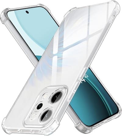 Transparant Hoesje Geschikt voor Oppo Reno 14 | Schokbestendig TPU | Back Cover | Dun | Flexibel | Shockproof | Doorzichtig