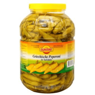 SUNTAT Griekse pepers in zuur (Yunan Biber Tursusu) 4x5L