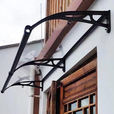 Outdoor deurmat uv/waterbestendig entreetapijt voor terras en deur luifel 50 x 80 cm antislip met drainage - ideaal voor buiten en alle weersomstandigheden
