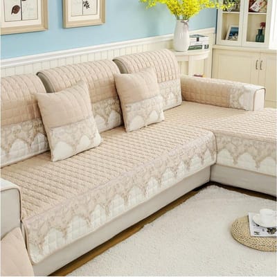 Geruite antislip bankhoes beschermer chaise vier seizoenen universele stretch hoekbank kussen handdoek 1/2/3/4-zits bank Cojines 90x210cm 1piece