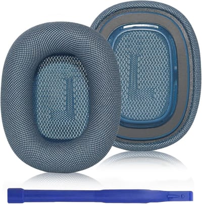 Vervangende oorkussens voor AirPods Max 2024 - Duurzaam en zacht schuim voor comfort en geluidsisolatie (blauw)