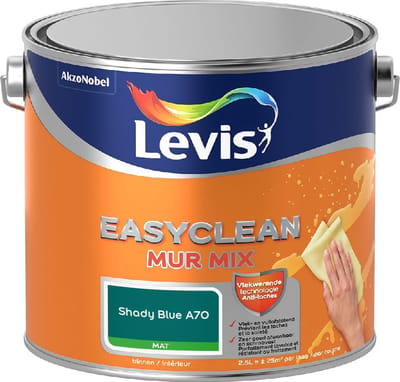 Levis - Easyclean Mur Mat Mix - Shady Blue A70 - Mengverf - 2,5 L