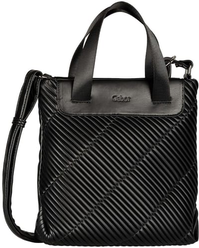 Gabor schoudertas handtas Finley Zip Shopper Black zwart