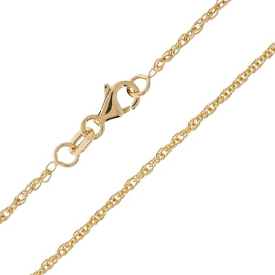 Cavill - 9K Geelgouden Ketting 375 Goud - Elegante Klassieke 18 Inch 45 cm - Lichtgewicht 2 46 g - Luxe Dames Sieraad