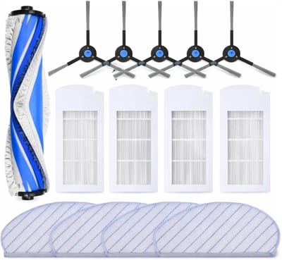 Propex Parts Vervangingsset N20 - Compatible met Ecovacs DEEBOT N20-serie - Robotstofzuigeronderdelen