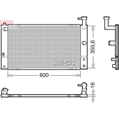 Radiator DENSO DRM50133