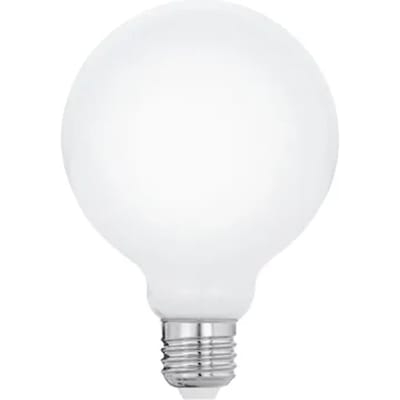 Eglo Ledlamp Globe Opaal - D9,5cm - Warm Wit - E27 - 7w
