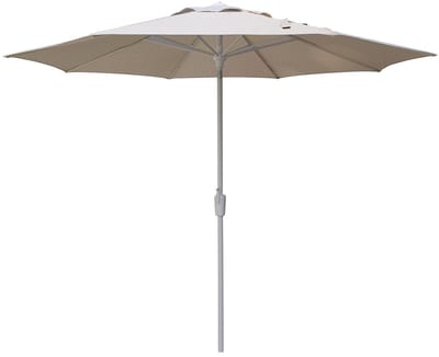 Madison Bali ronde luxe stokparasol Ø300 cm. - Clay/Champagne