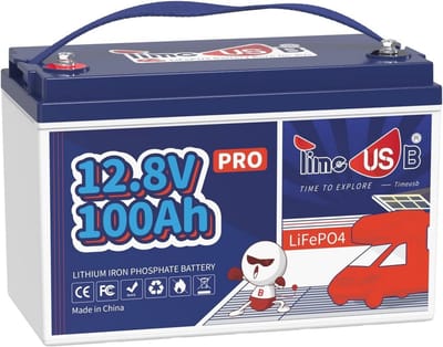 12V 100Ah Lithium Accu - Krachtige en Lichtgewicht Oplossing voor Campers en Zonne-energiesystemen