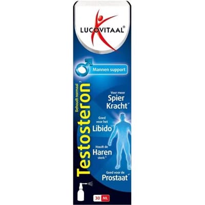 Lucovitaal Testosteron Mannen Support Spray - 30 ml