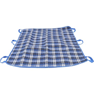 Positioneringsbedpad met 6 Versterkte Handvatten Wasbaar Herbruikbaar Incontinentie Matrasbeschermer 35.4 X 59.1in gray