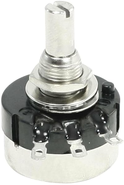 Variabele Weerstand - Potentiometer - Elektronica Aanpassen - Verschillende Waarden - 1 Stuk - Zilver