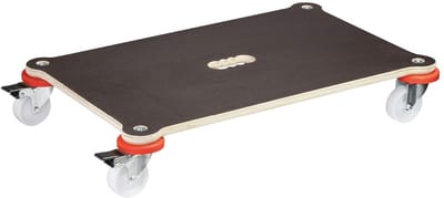 Robuuste Transport dolly 71x44 cm met Antislip en Remmen - Max. 200 kg
