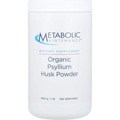 Metabolic Maintenance, Poudre de Psyllium Bio, 1 lb (454 g)
