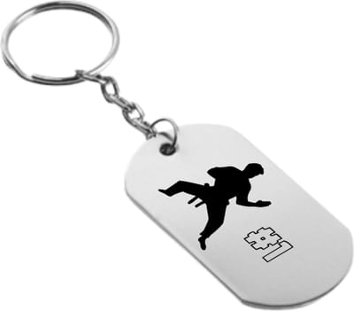 Akyol - karate sleutelhanger - Karate - familie vrienden - cadeau - 54 x 29mm