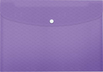 Esselte Colour'Breeze A4 Projectmap - Transparante Kunststof Map voor het Opbergen van Papieren - Set van 3 Stuks - Lavendel