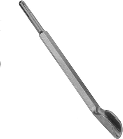 SDS Plus Beitelset - Muur Breken - Gaten Maken - Gehard Staal - 5 Delig - Zilver