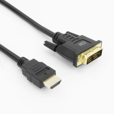 ACT HDMI-A male naar DVI-D male adapterkabel, 2 meter AK3735