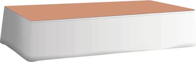 Podiumrok Ongeplooid - Wit - L410cm - H60cm