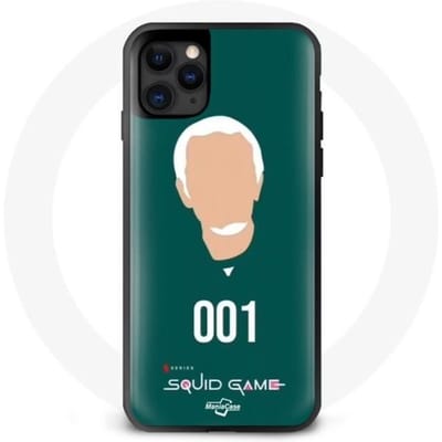 Coque - Maniacase - Iphone 13 - Squid Game Oh IL Nam No 001 - Souple - Noir noir