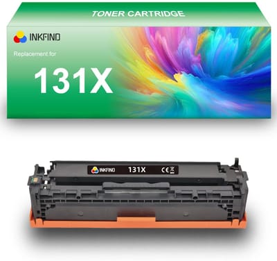 INKFIND 131XU (CF210X) Zwart tonercartridge compatibel met HP 131X (CF210X) / 131A (CF210A) Zwart en Canon cartridge 731H Zwart en Canon cartridge 731 Zwart - 1-pack Zwart