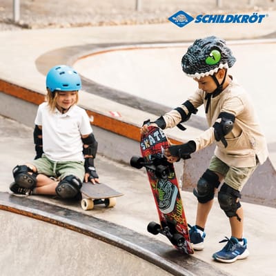 Mini skateboard 17 Skate It Out houten dek - skateboard met kunststof wielen - stickerdesign 510610