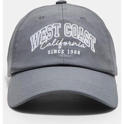 Stradivarius Sportieve West Coast pet  Donkergrijs OS