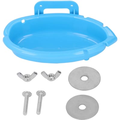 Baignoire Multifonctionnelle pour Oiseaux Bol Professionnel Mangeoire Eau pour Perroquets Récipient à Suspendre pour