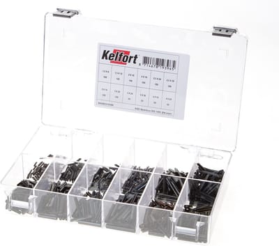 Kelfort Assortimentsdoos spanbussen zwart klein DIN 1481