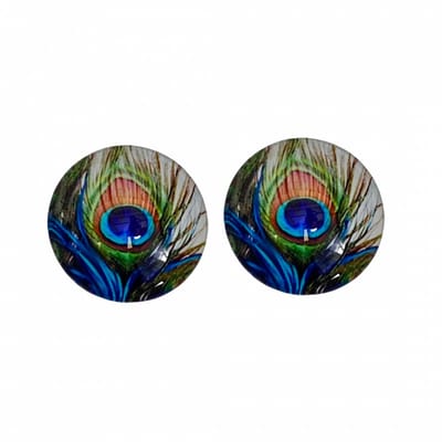 clip oorbellen Pauw 2 cm