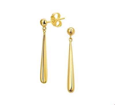 oorhanger druppel 14K geelgoud 4018998