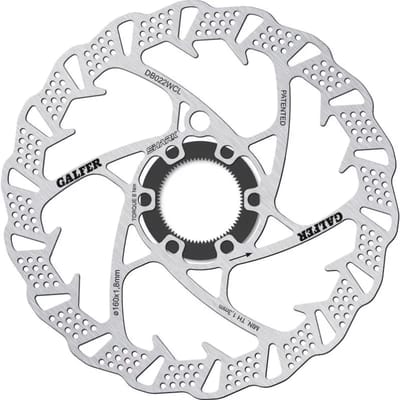 Galfer Wave Db022wcl Center-lock System Remschijf Zilver 160 x 2.0 mm