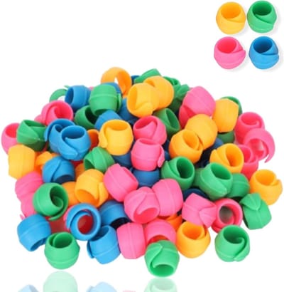 Silicone draadspoelhouder clip voor 100-delige spoelen, voorkomt afrollen en houdt draad onder controle, 22 x 16 x 6 cm