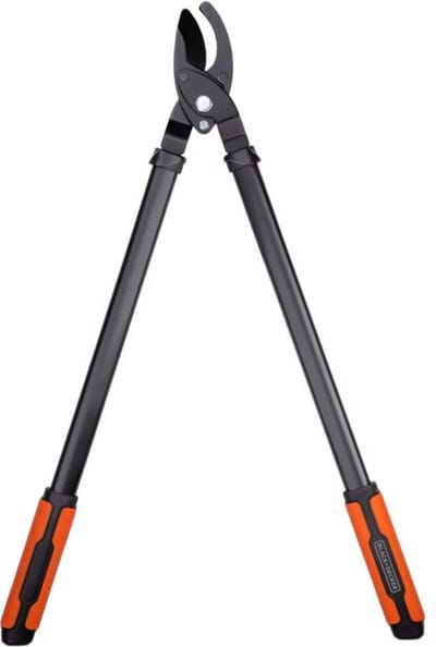 BLACK+DECKER Takkenschaar - Snijcapaciteit 38MM - Snoeischaar van 72CM - Met Anti-Kleeflaag op Snijbladen - Zwart/Oranje