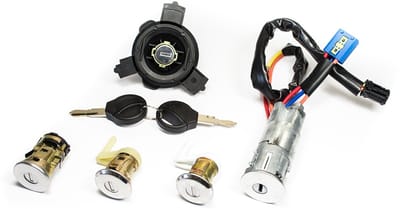 Modecar - Complete Slotenset - Peugeot 206 - Inclusief Stuurkolomslot