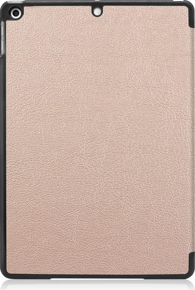 Hoesje - Geschikt voor Apple iPad 9 (2021) - 10.2 inch - 9e Generatie - Dun & Stevig - Trifold Bookcase - Hard Cover - Hardcover Book Case - Tablet Hoes - Goud