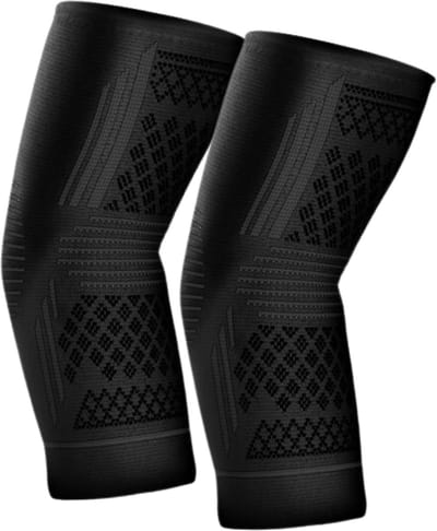 U Fit One 2 Stuks Compressie Elleboog Brace - Elleboogbrace - Tennisarm Brace - Arm Brace - Tenniselleboog - Golfarm - Tennis Elbow - Fitness - Zwart - Maat XL