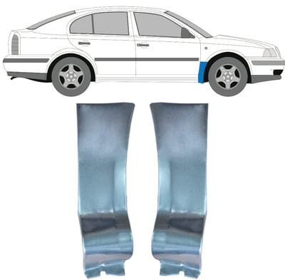 Reparatiepaneel voorspatbord voor Skoda Octavia I 1996-2010 / Links + Rechts
