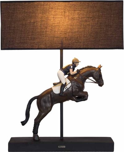 Happy-house Lamp springpaard met ruiter