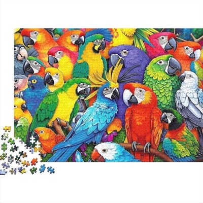Legpuzzel 1000 stukjes - Puzzel voor volwassenen Familiegames - Ontspanning en Uitdaging - Recyclebaar Materiaal - 70x50 cm - Kleurrijk