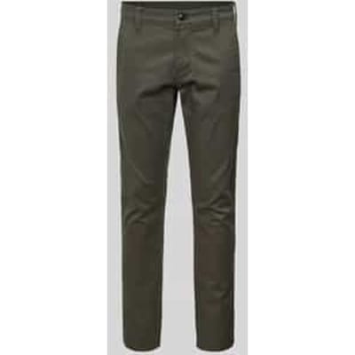 Skinny fit chino met achterzakken