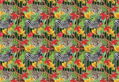 Fotobehang Zebra Pattern | XL - 208cm x 146cm | 130g/m2 Vlies