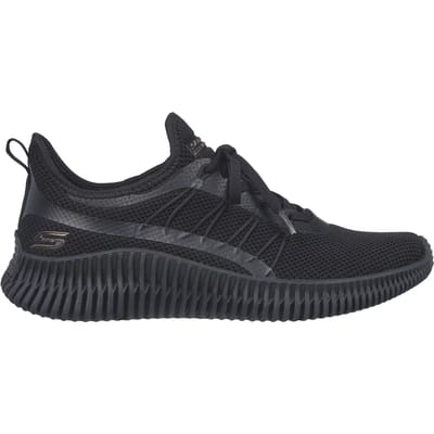 Skechers Bobs Geo-New Aesthetics 117417-BBK, Vrouwen, Zwart, Sneakers,Sportschoenen, maat: 36,5