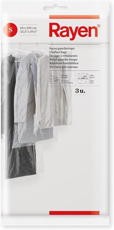 Kledinghoezen 65 x 100 cm - 3 Stuks voor Effectieve Organisatie van Kleding